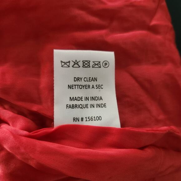 Retrofete Grace Mini Sequin Dress in Red Size Small Belt Long Sleeve - Picture 12 of 14